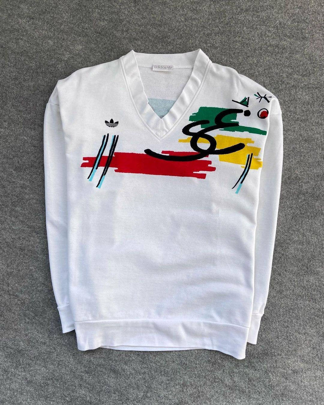 Vintage Tennis Shirt Adidas Stefan Edberg 1980's