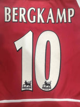 Load image into Gallery viewer, Jersey Bergkamp #10 FC Arsenal 2002-2004 home Vintage

