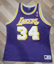 Load image into Gallery viewer, Jersey Shaquille O&#39;Neal Los Angeles Lakers NBA 1996-97 Vintage
