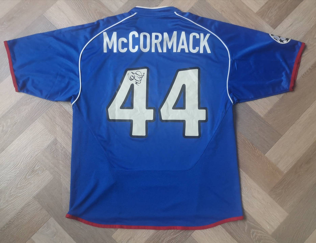 Jersey Ross McCormack Rangers FC 2005-06 signed Player Issue