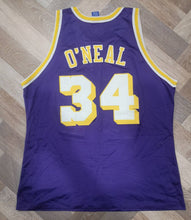 Load image into Gallery viewer, Jersey Shaquille O&#39;Neal Los Angeles Lakers NBA 1996-97 Vintage
